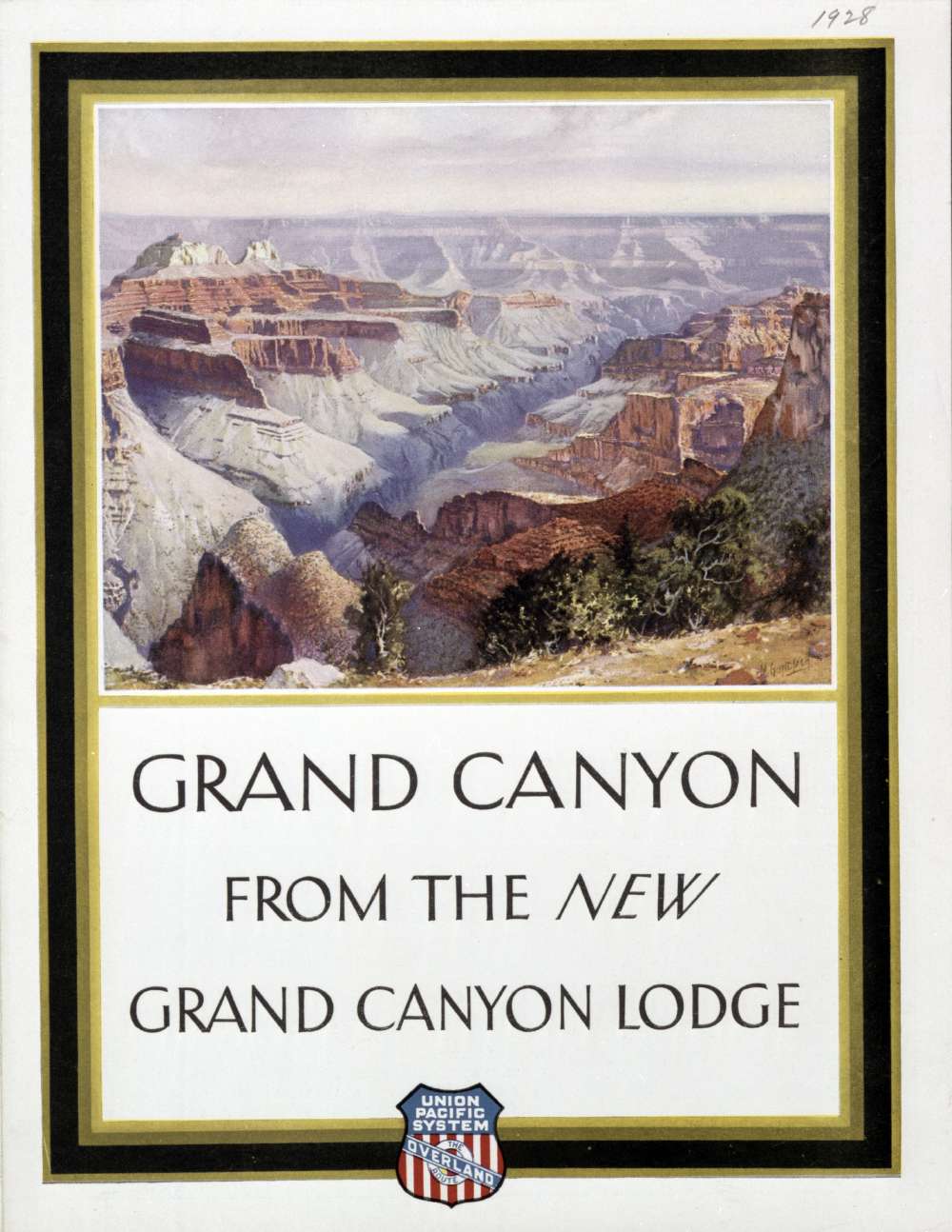 1928 Overland Route Brochure